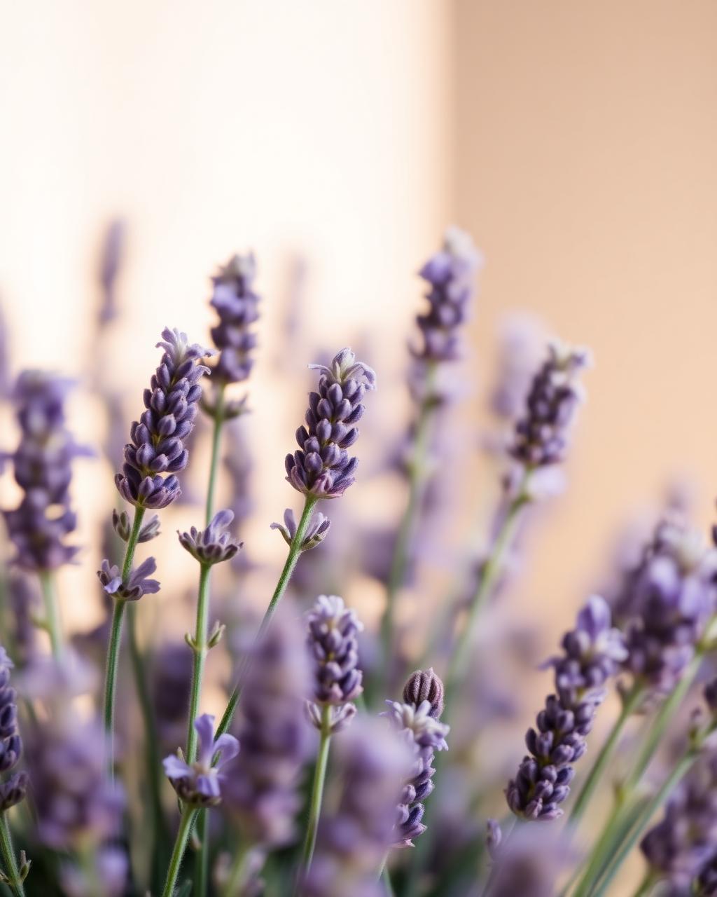 Soft lavender flowers